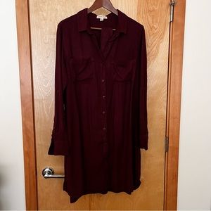 Cloth & Stone Flannel Dress